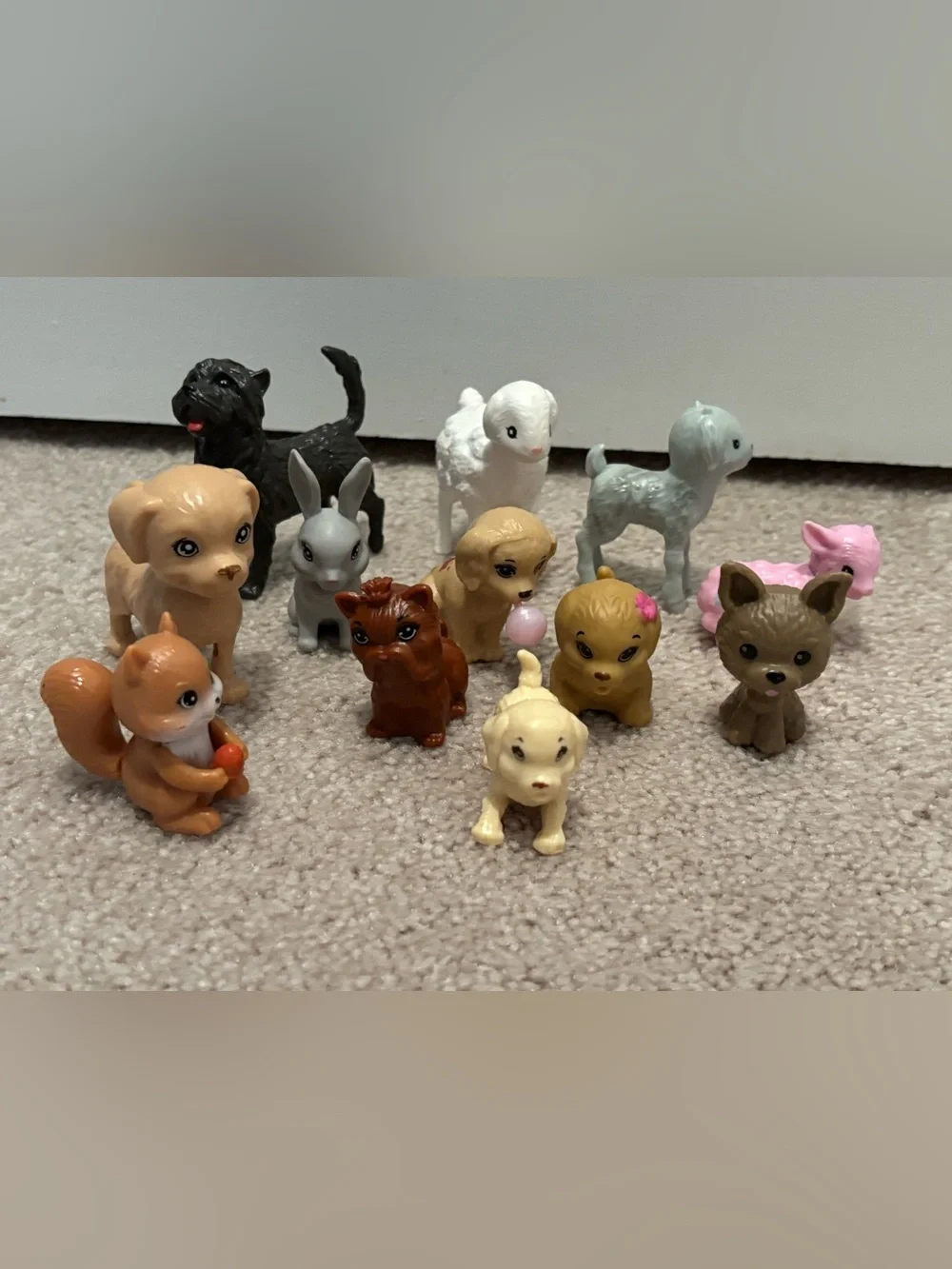 Vintage Barbie Pets Todo Dogs Squirrel Sweet Orchard Farm Animals Lot Sheep